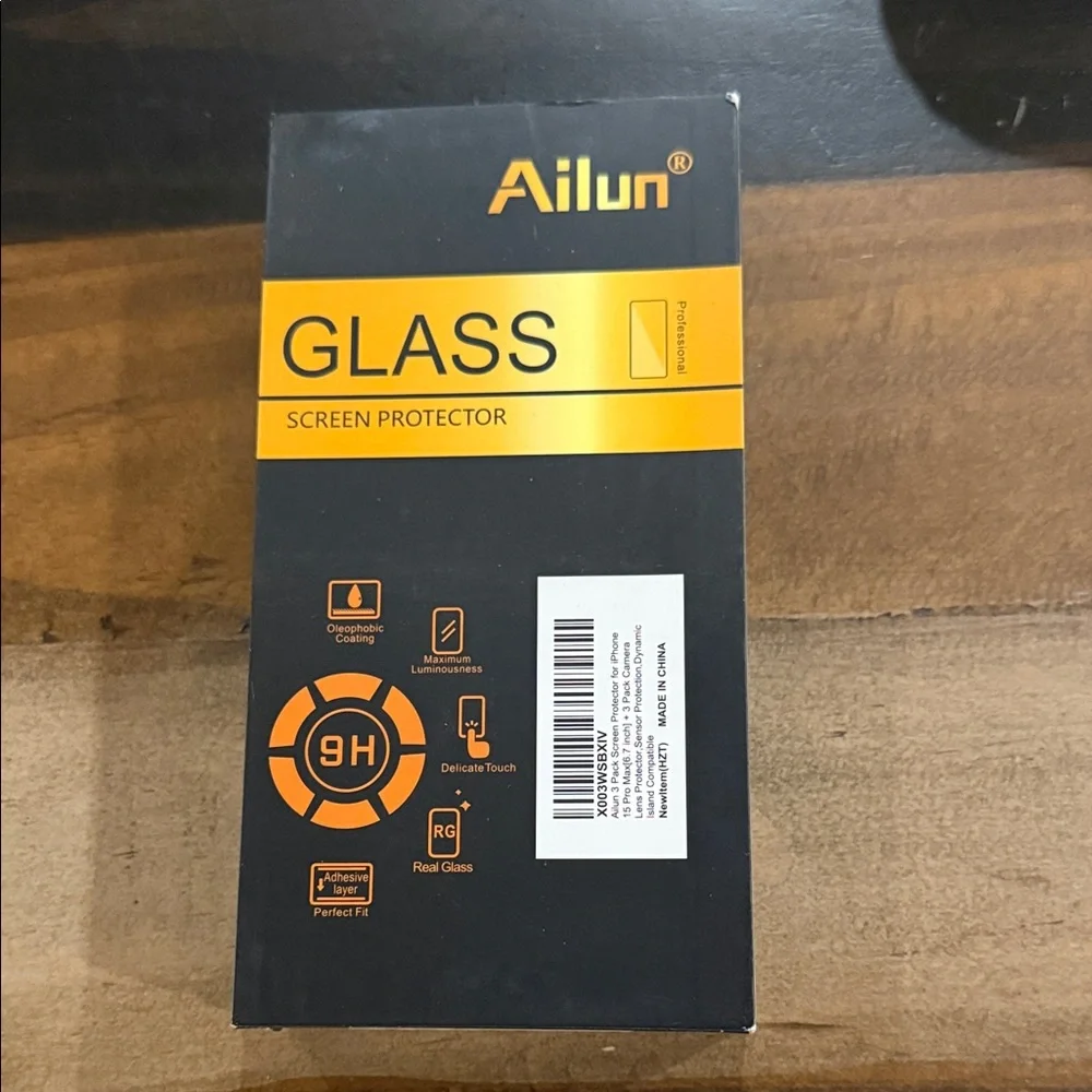Ailun Glass Screen Protector iPhone 15 pro max. Two 3 packs. 6 total.